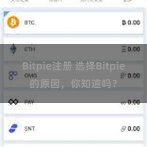 Bitpie注册 选择Bitpie的原因，你知道吗？