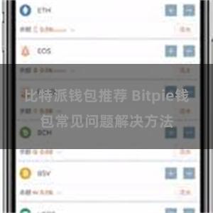 比特派钱包推荐 Bitpie钱包常见问题解决方法