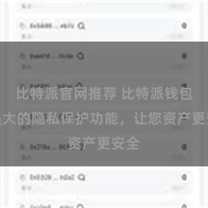 比特派官网推荐 比特派钱包：强大的隐私保护功能，让您资产更安全