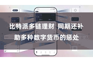比特派多链理财  同期还补助多种数字货币的惩处